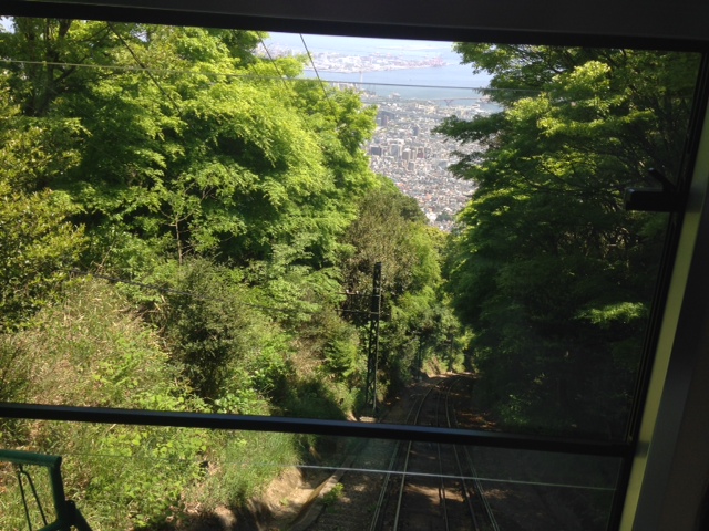 摩耶山から望む神戸の街並み